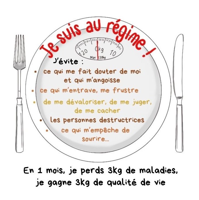 je suis au regime